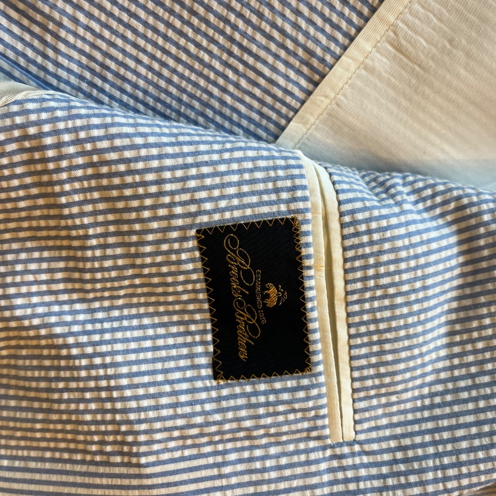 Brooks Brothers USA Seersucker Blazer Sports Coat - Picture 4 of 8